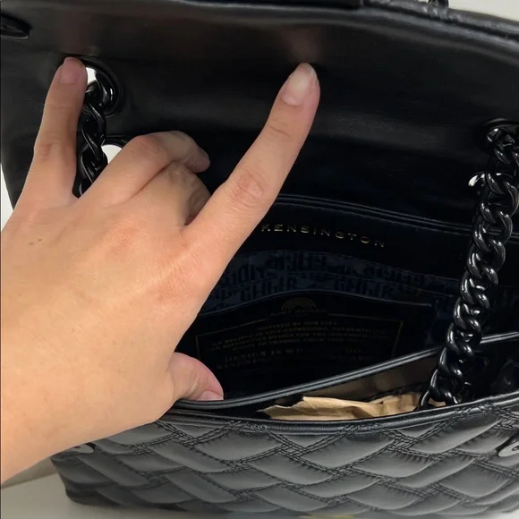 ๐ฅ๐ฅ Kurt Geiger London Kensington Quilted crossbody/ Shoulder Bag - Black - Picture 12 of 16
